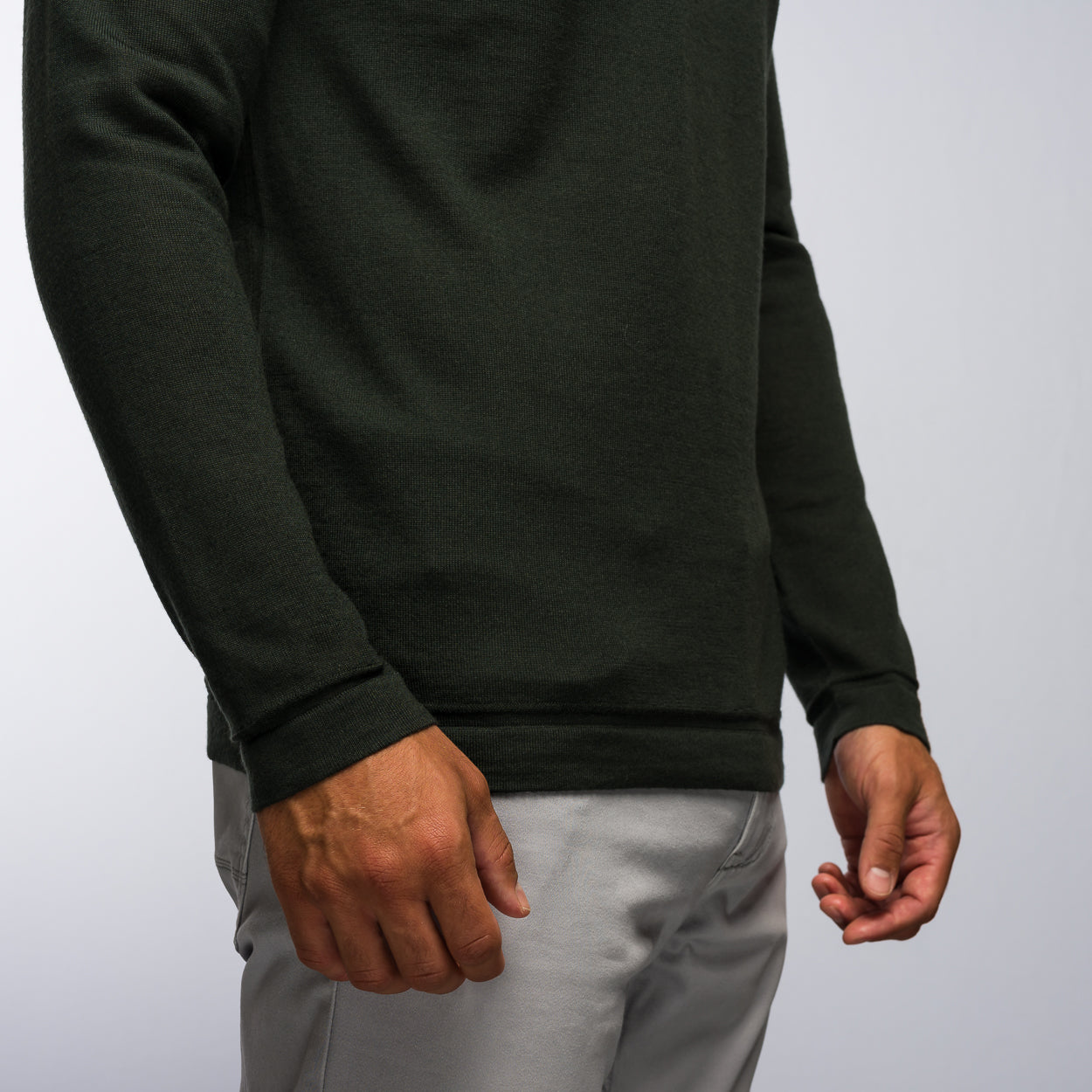 The Polo Longsleeve Merino Stripes