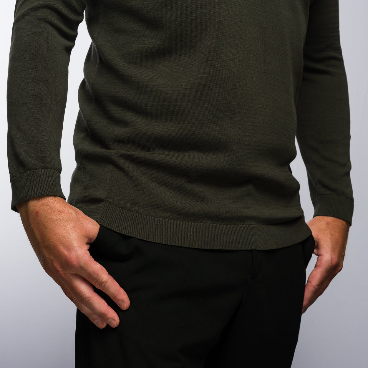 The Polo Longsleeve Mercerized