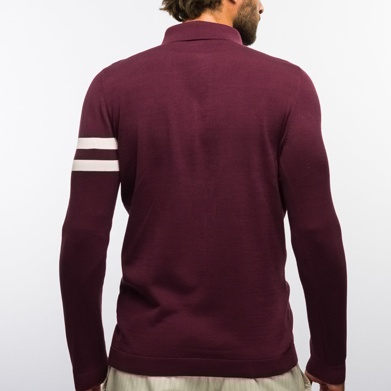 Poloshirt - The Polo Longsleeve Mercerized Stripes
