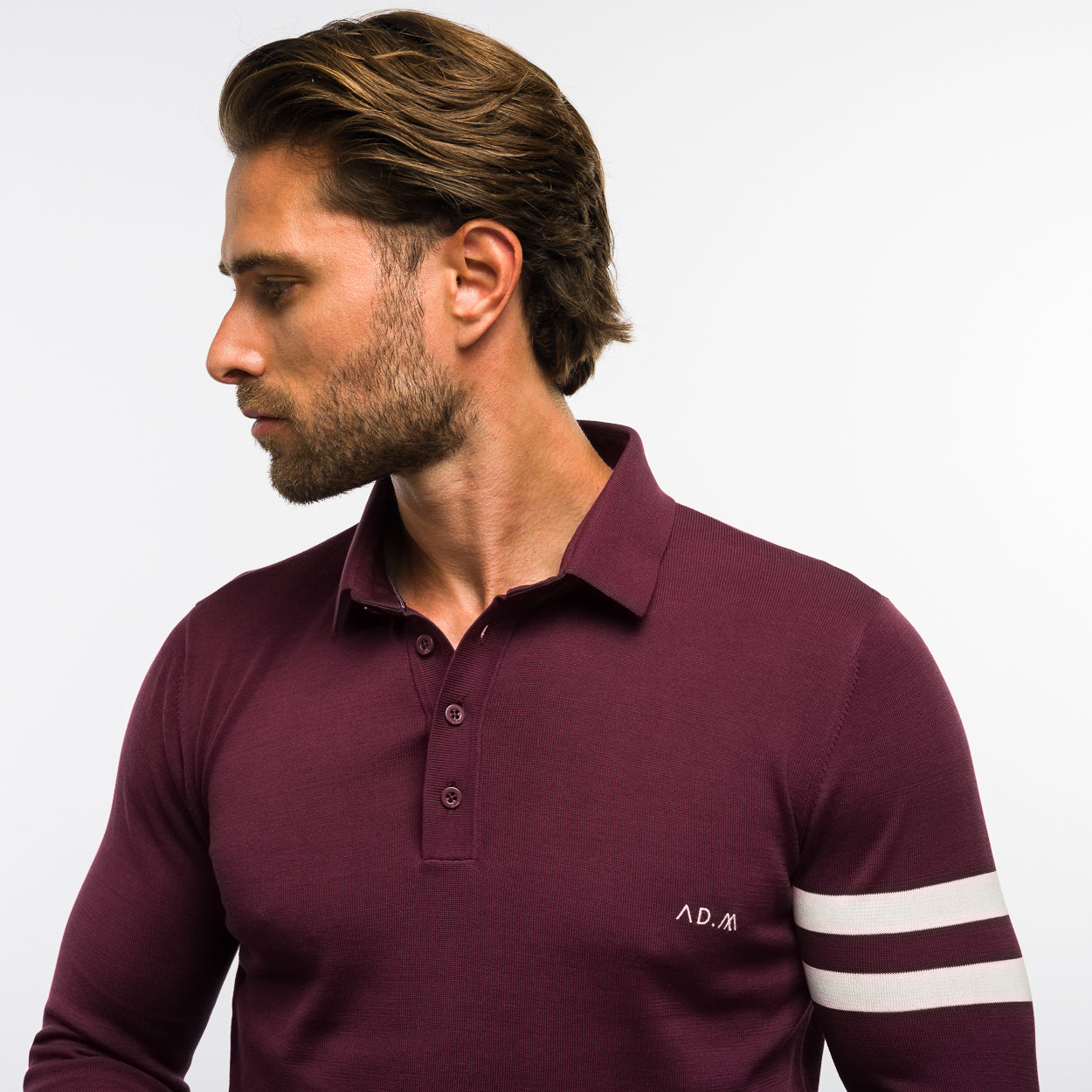 Poloshirt - The Polo Longsleeve Mercerized Stripes