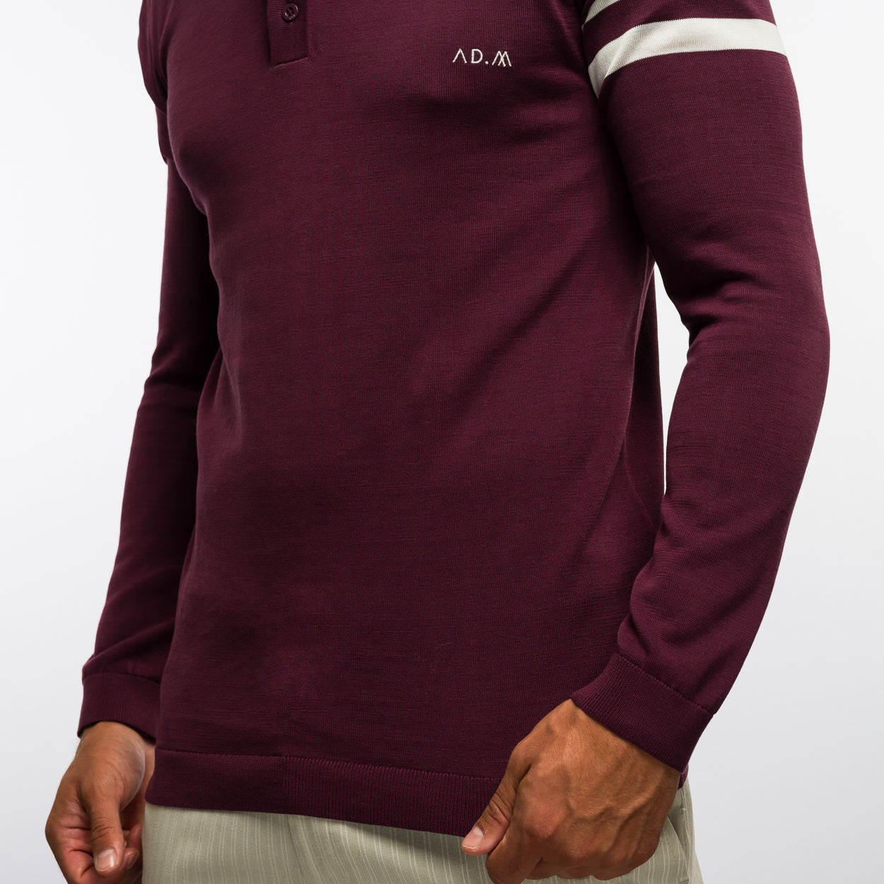 Poloshirt - The Polo Longsleeve Mercerized Stripes