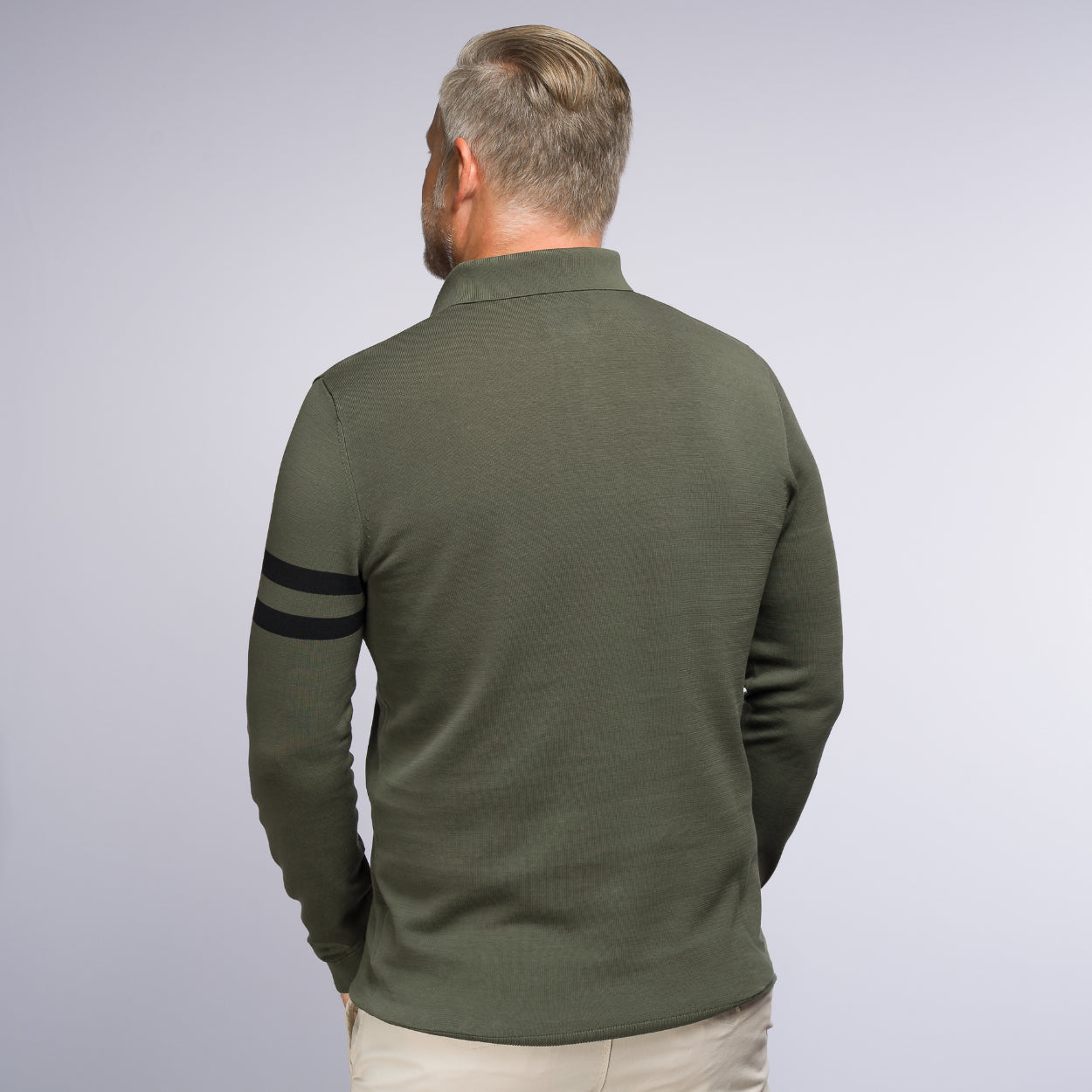 The Polo Longsleeve Mercerized Stripes