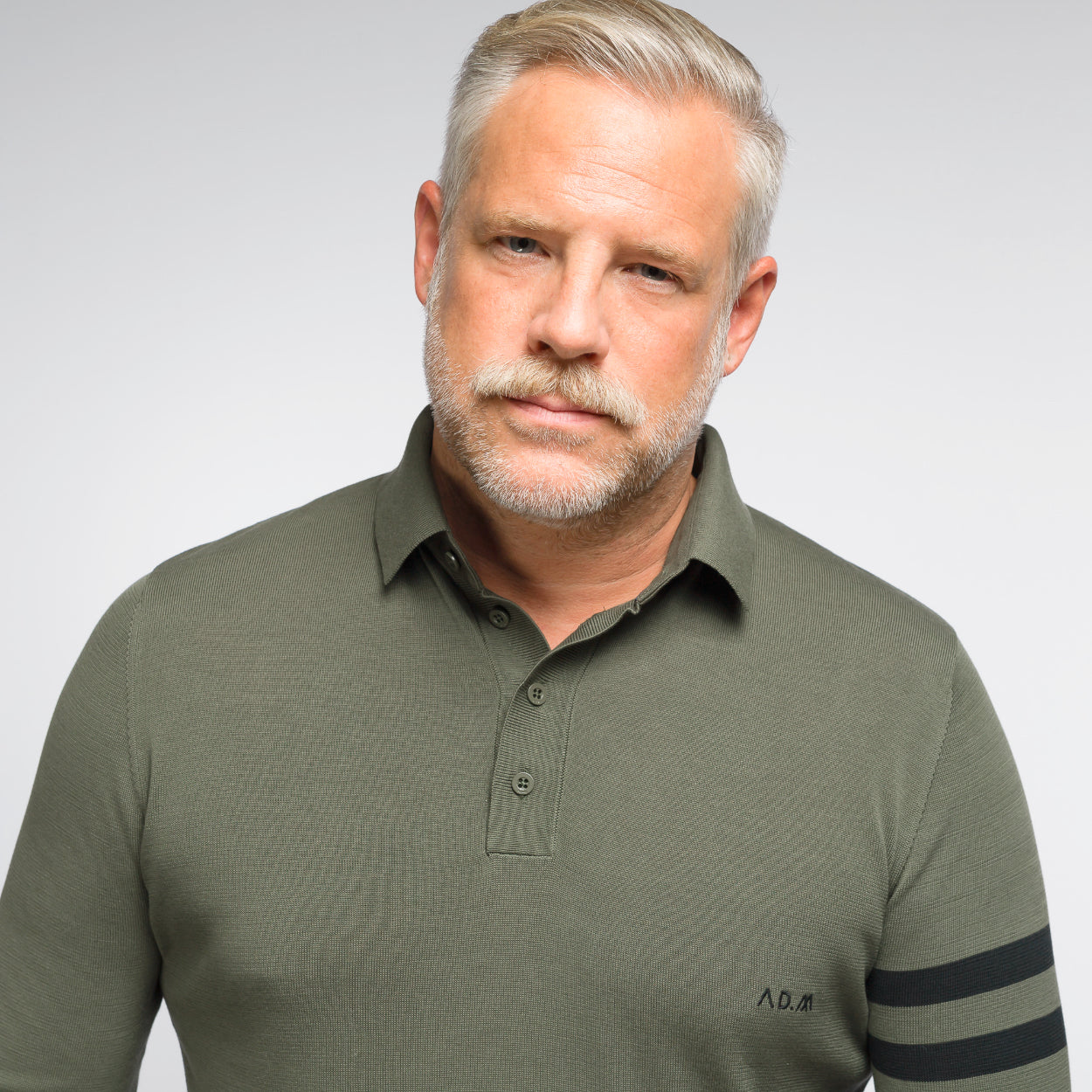 The Polo Longsleeve Mercerized Stripes