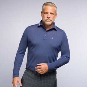 The Polo Longsleeve Merino Stripes