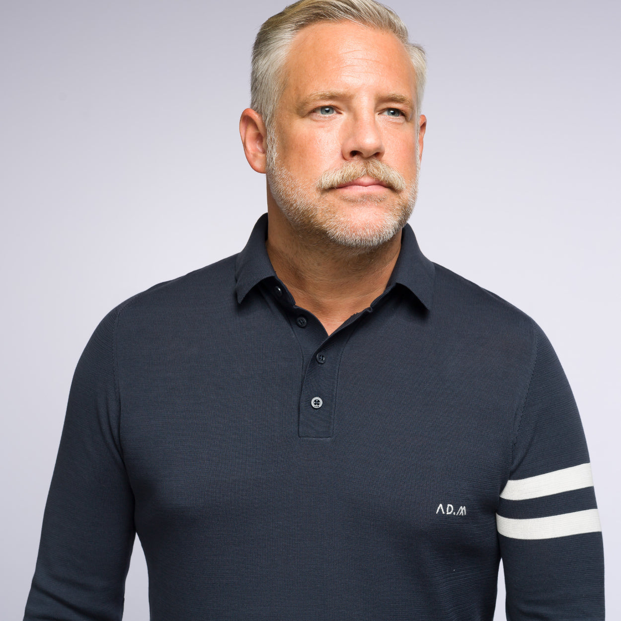The Polo Longsleeve Mercerized Stripes