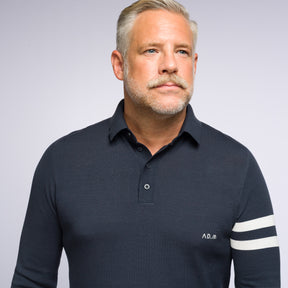 The Polo Longsleeve Mercerized Stripes