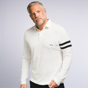The Polo Longsleeve Mercerized Stripes