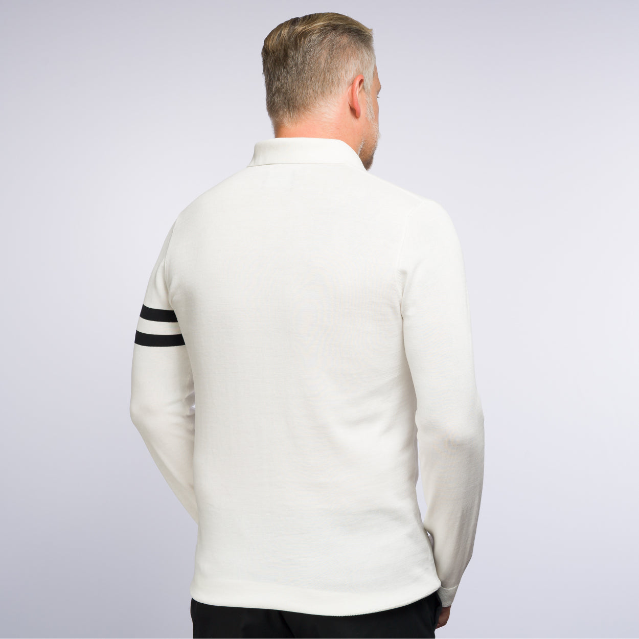 The Polo Longsleeve Mercerized Stripes