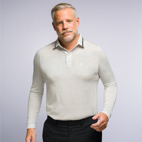 The Polo Longsleeve Merino Stripes