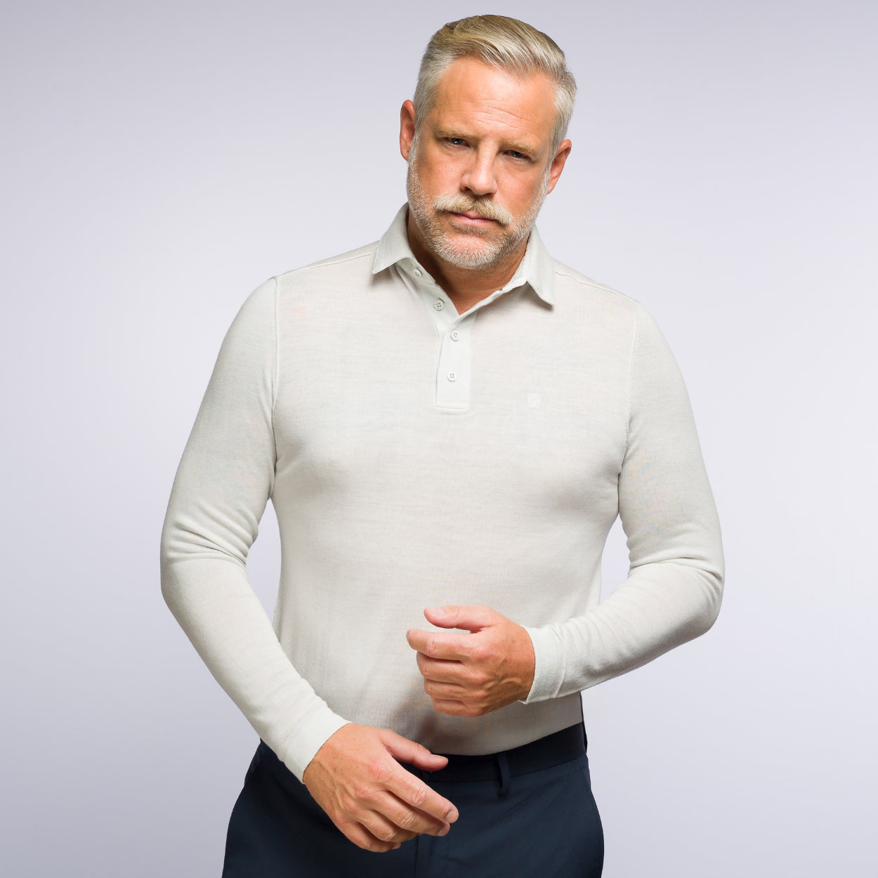 The Polo Longsleeve Merino
