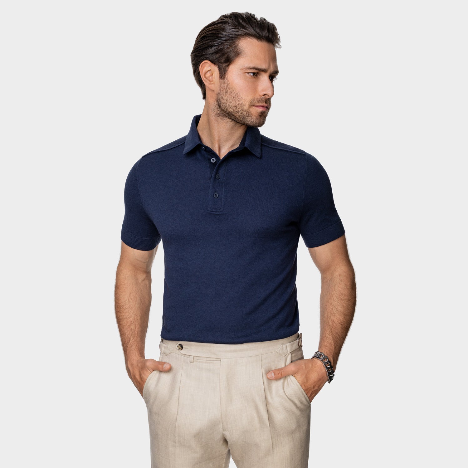 L'édition Polo en soie et cachemire