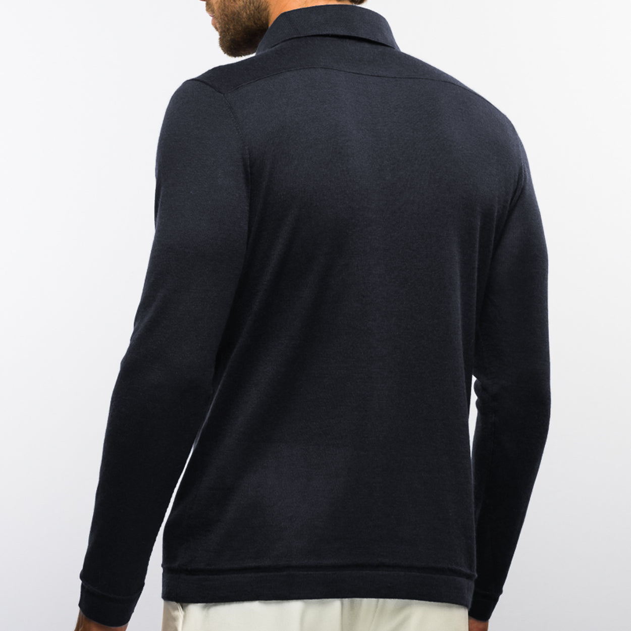 The Polo Longsleeve Cashmere Silk