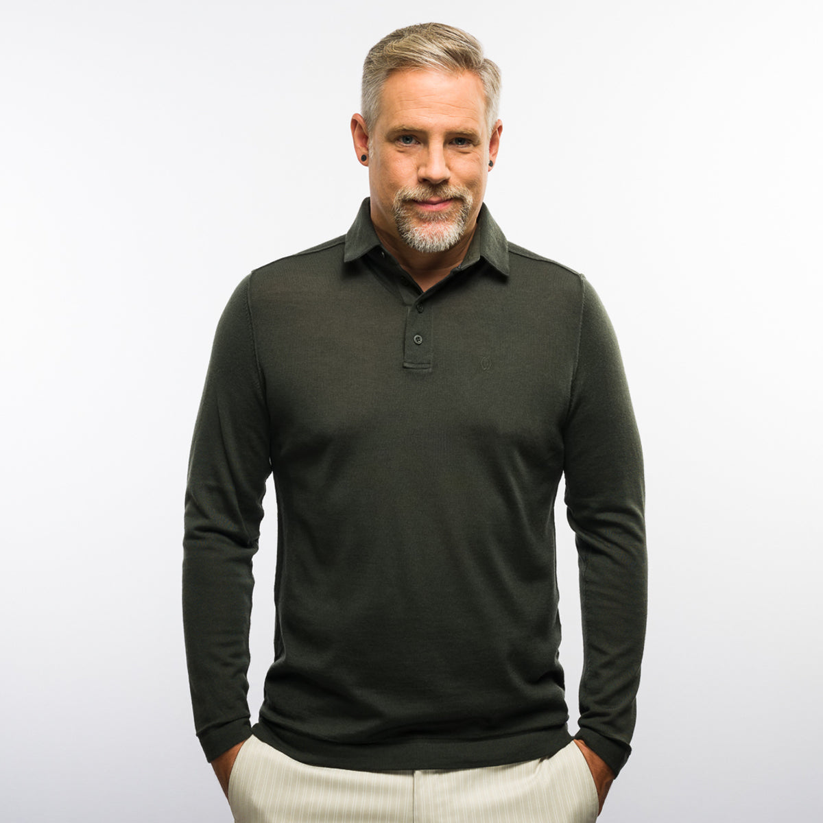 Poloshirt - The Polo Longsleeve Merino