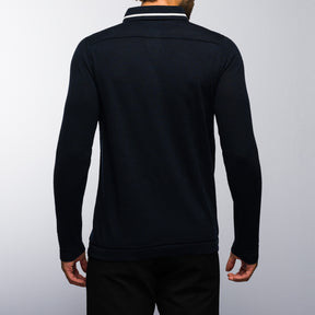 The Polo Longsleeve Merino Stripes
