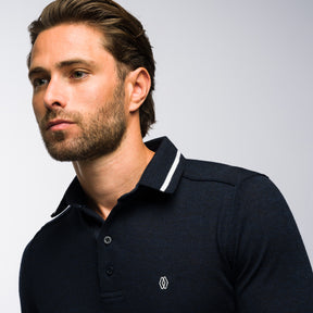 The Polo Longsleeve Merino Stripes