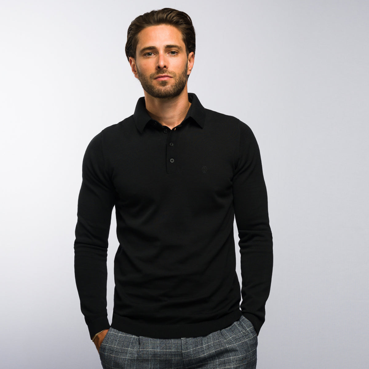 Poloshirt - The Polo Longsleeve Mercerized