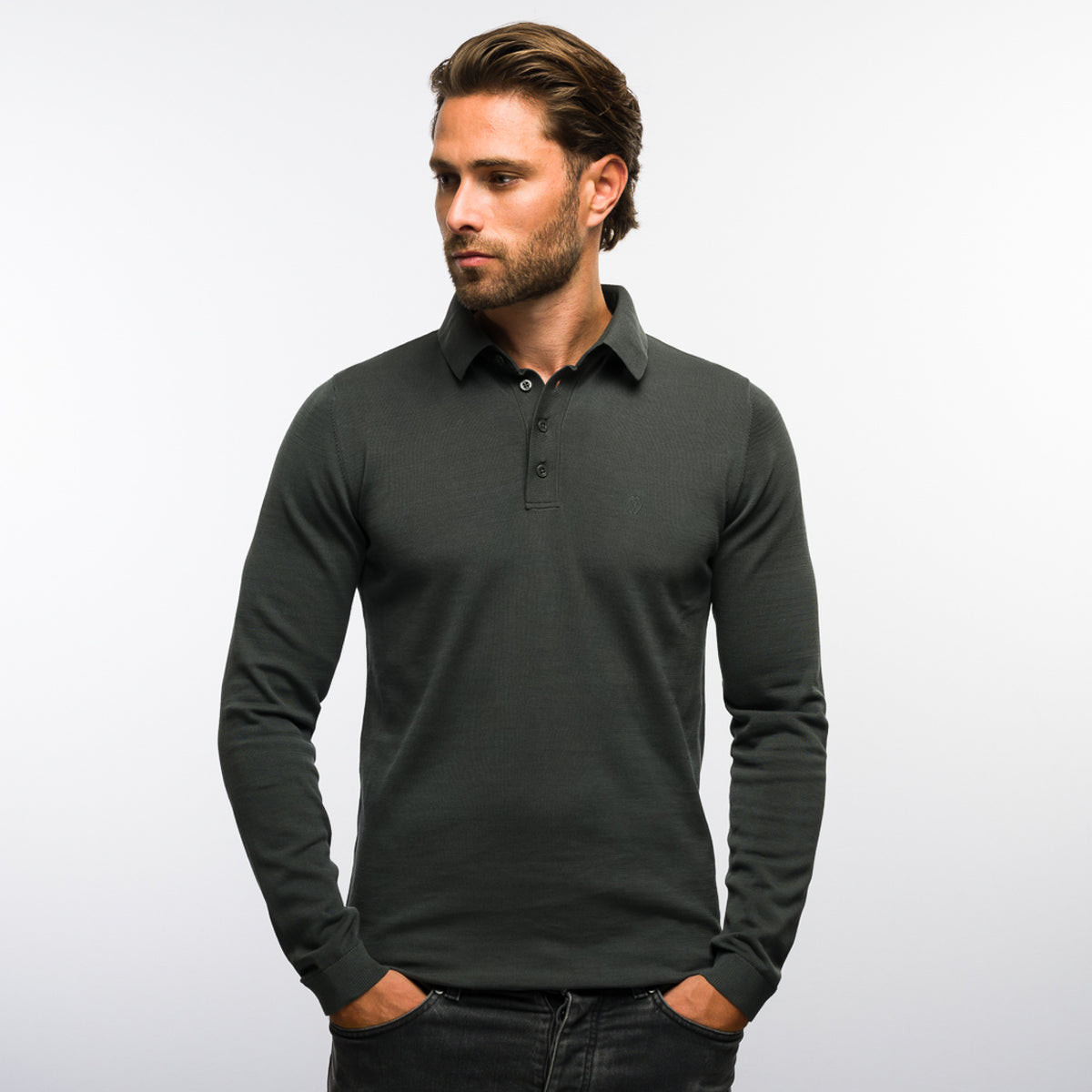 Poloshirt - The Polo Longsleeve Mercerized