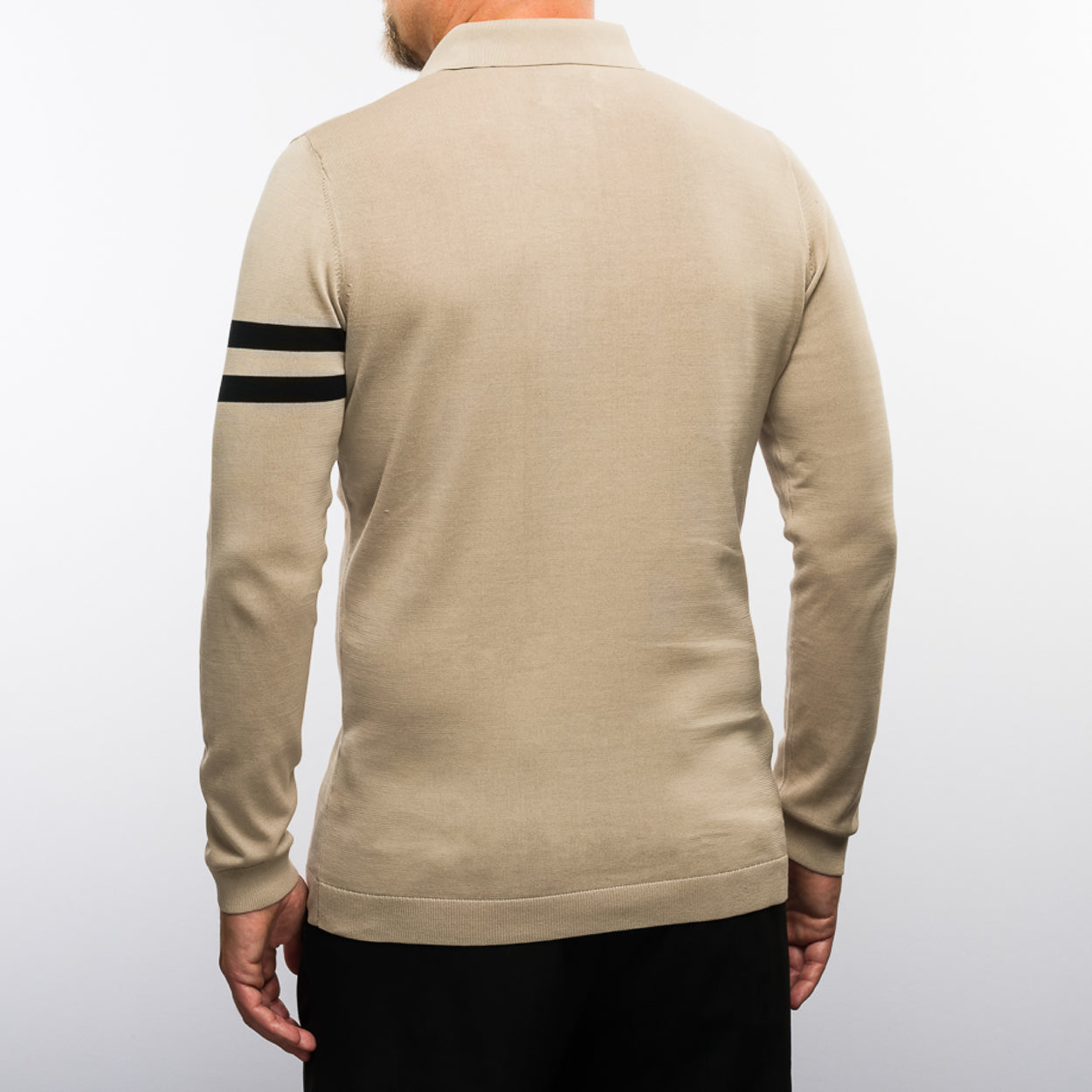 Poloshirt - The Polo Longsleeve Mercerized Stripes