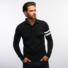 The Polo Longsleeve Mercerized Stripes