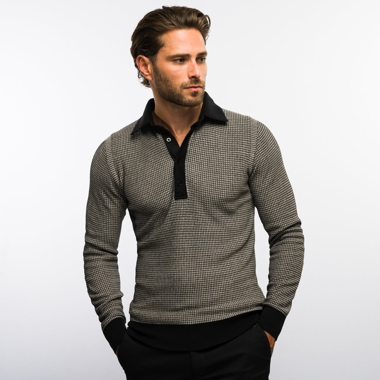 The Polo Longsleeve Silk