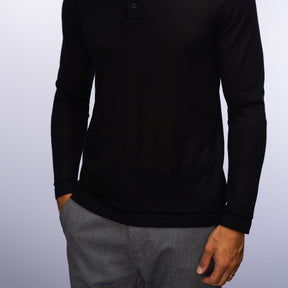 The Polo Longsleeve Cashmere Silk